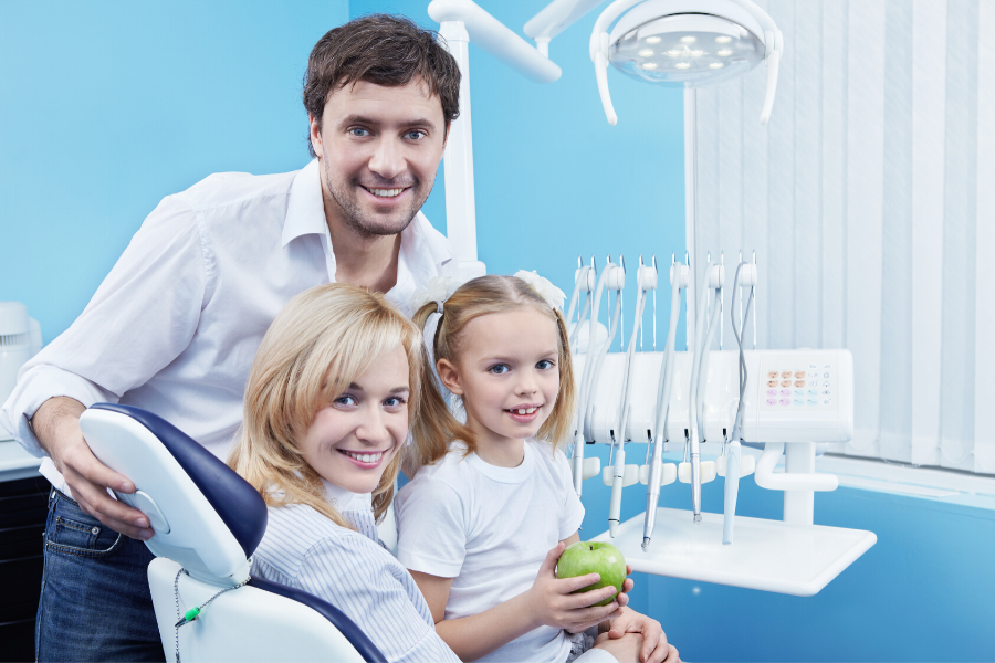 Dentista en familia
